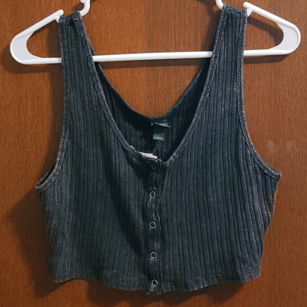 Button up Crop top